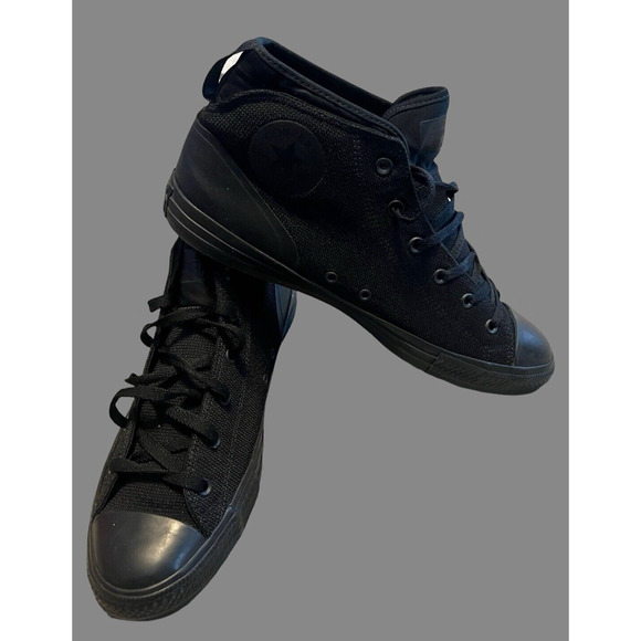 MEN'S SIZE 12- CONVERSE CHUCK TAYLOR All Star, Mid-top, Black| 155489C - Picture 10 of 10